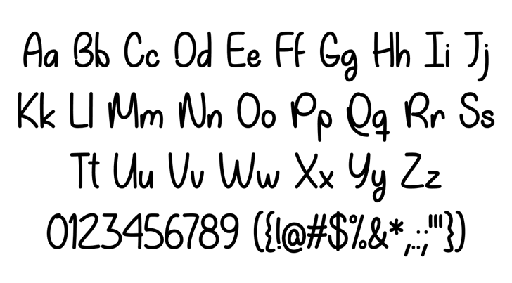 My Happy Ending Font Designed By Mistis Fonts