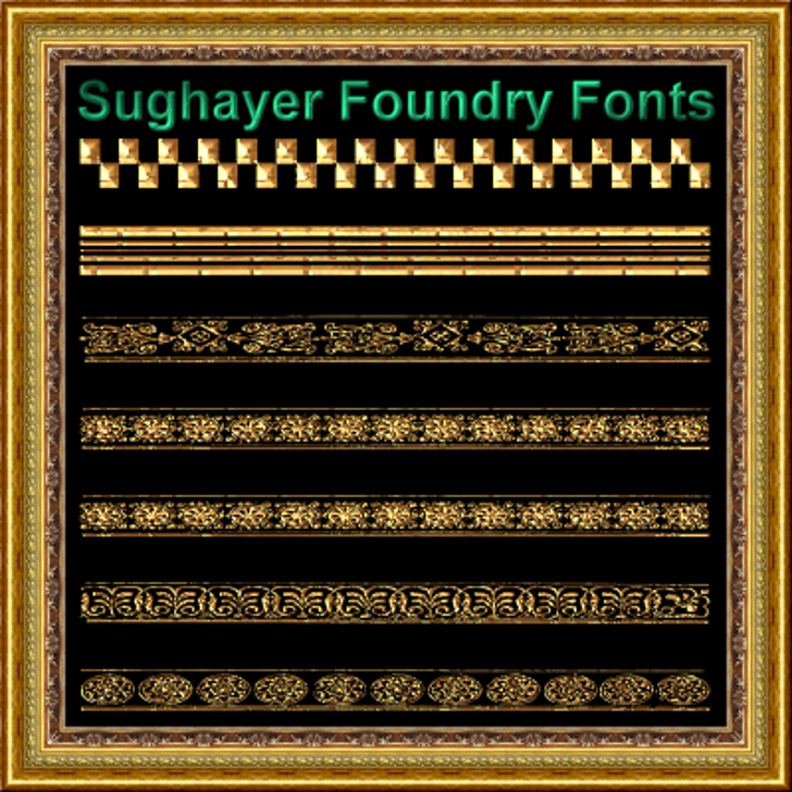 Vintage Borders_012 Font by Sughayer Foundry FontSpace
