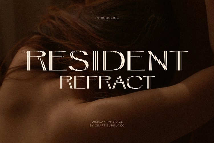 Preview of CS Resident Refracted Font