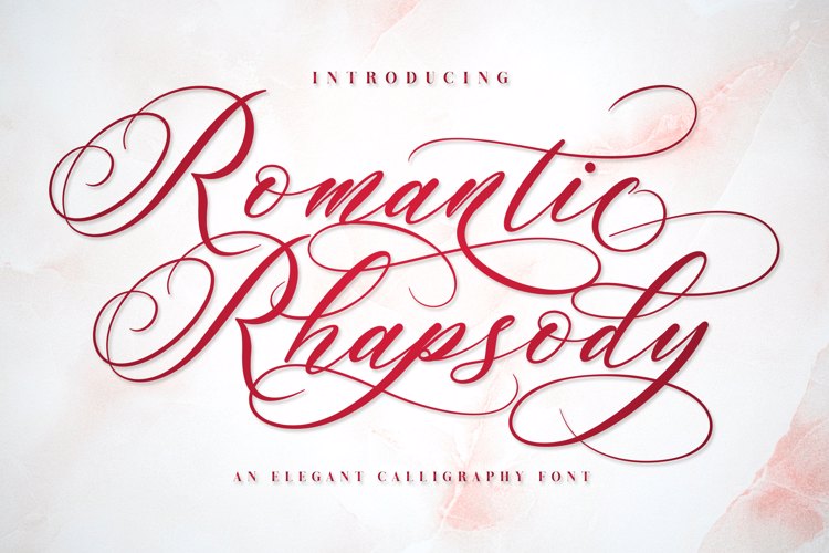 Preview of Romantic Rhapsody Font
