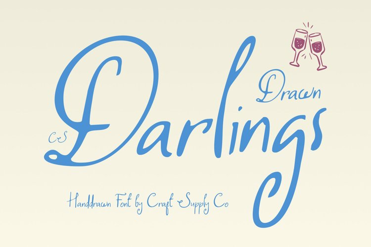 Preview of CS Darlings Drawn Font
