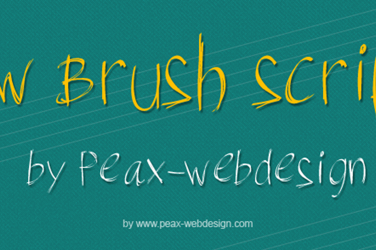 PWBrushScript Font