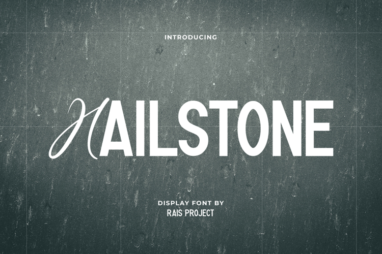 Hailstone Font