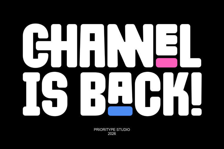 Preview of Channel Is Back Font