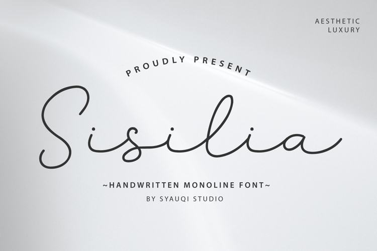 Preview of Sisilia Font