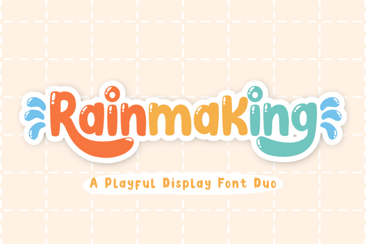 Preview of Rainmaking Font
