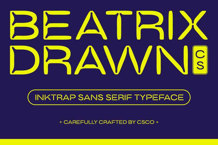 CS Beatrix Drawn Font