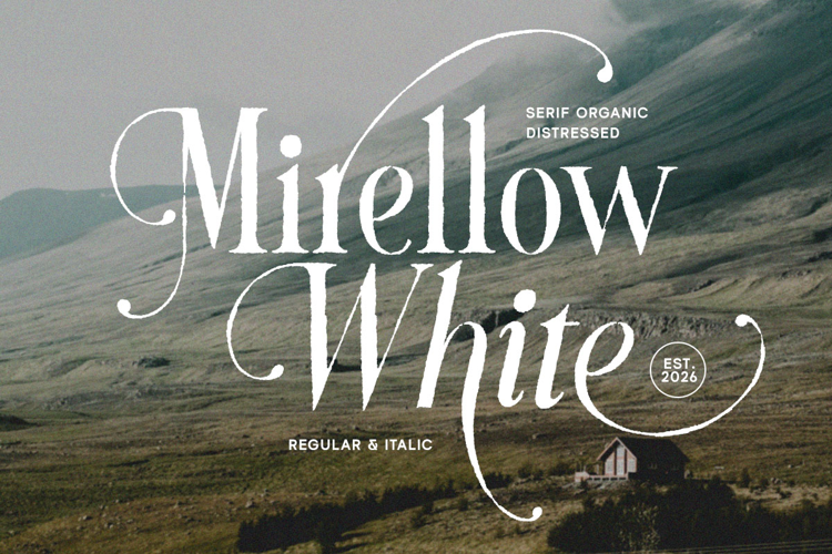 Preview of Mirellow White Font