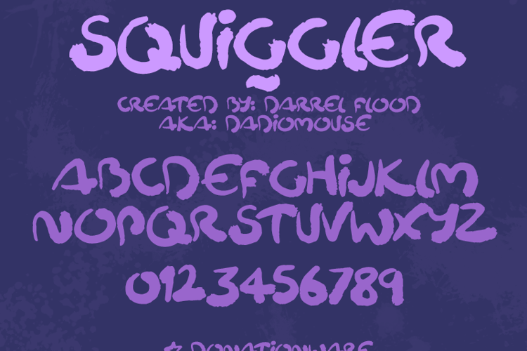 Squiggler Font