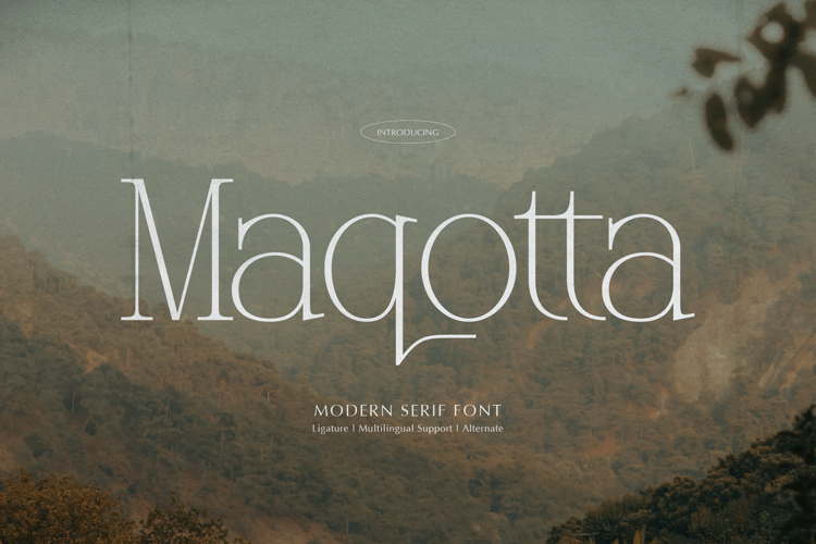 Preview of Maqotta Font