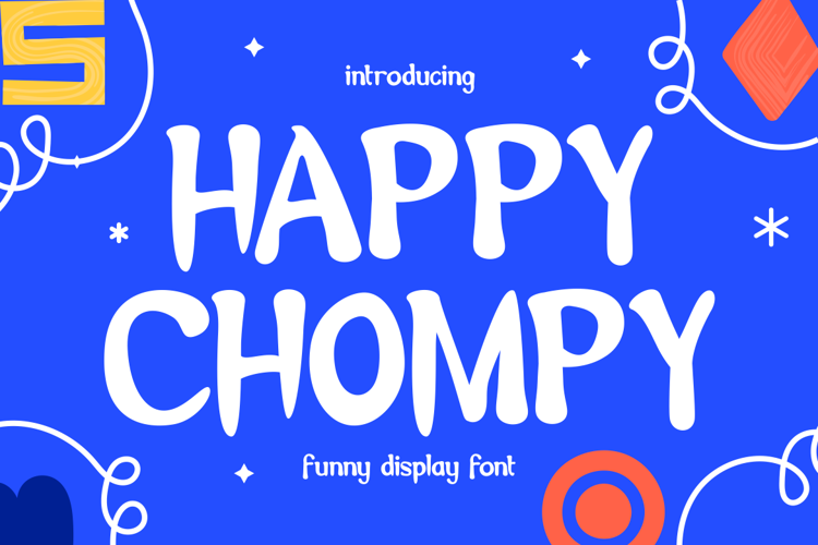 Preview of Happy Chompy Font