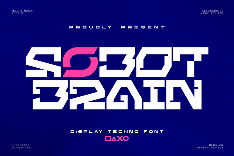 Preview of Robot Brain Font