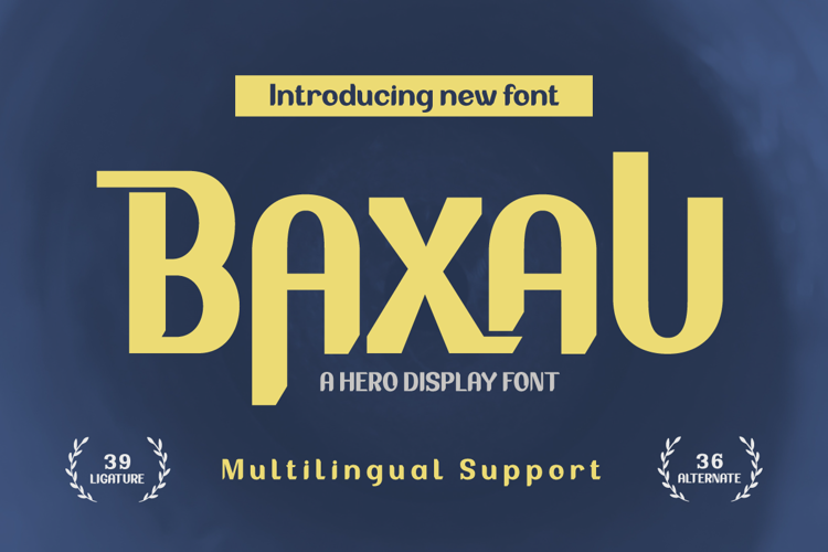 BAXAU Font
