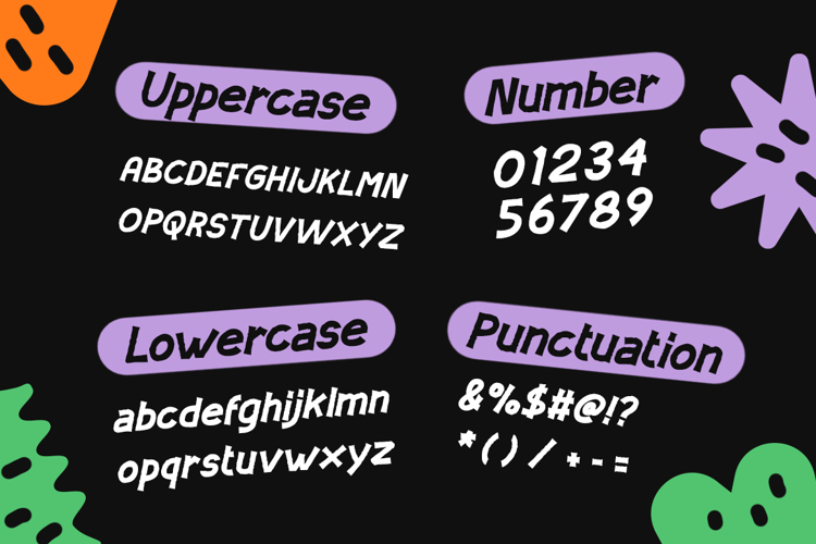 Preview of Goody Font
