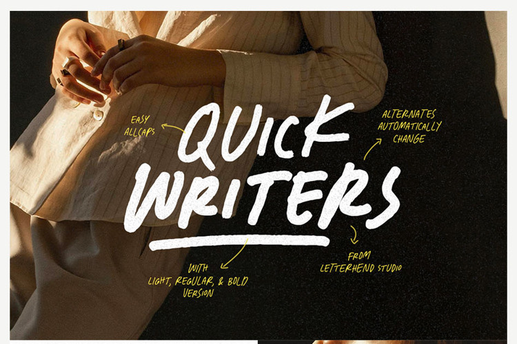 Quick Writers Font