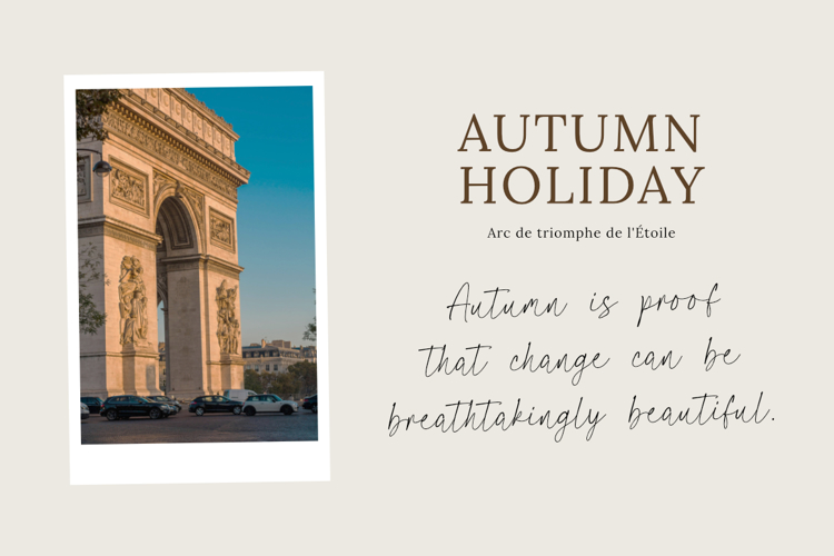 Space Lettering Logo Paris Destination Font - Free Download