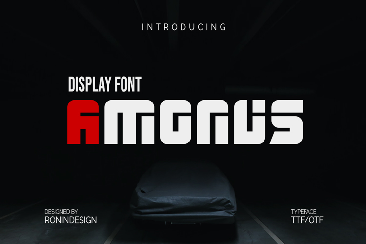 Preview of Amonus Font