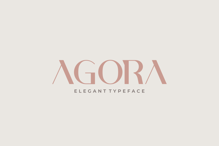 Preview of AGORA Font