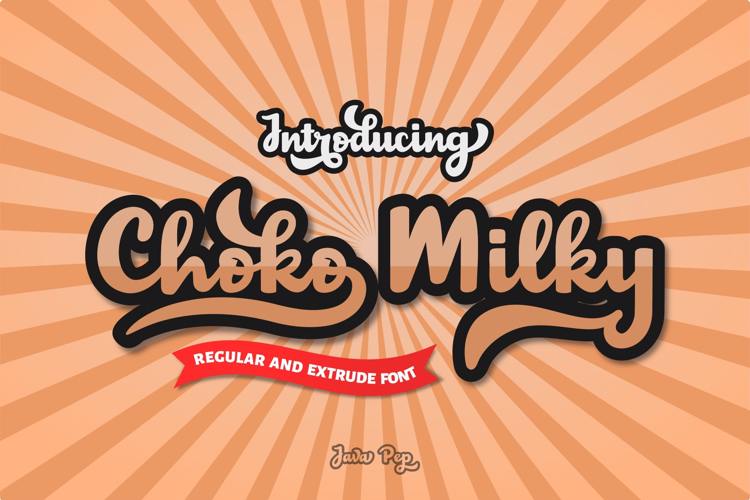 Choko Milky Font
