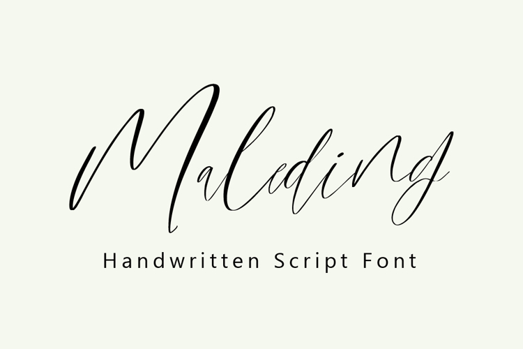 Maleding Font