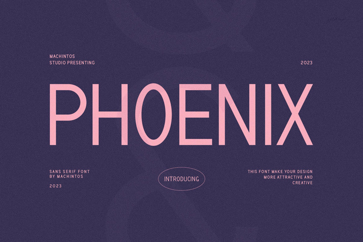 Preview of Phoenix Font