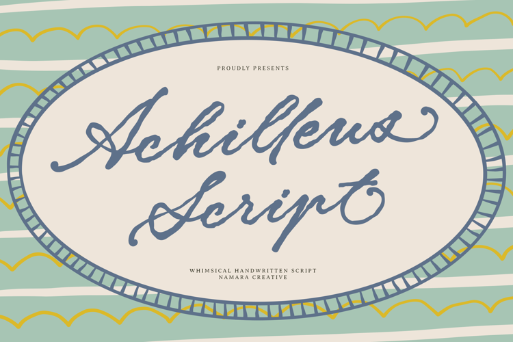 Preview of Achilleus Script Font