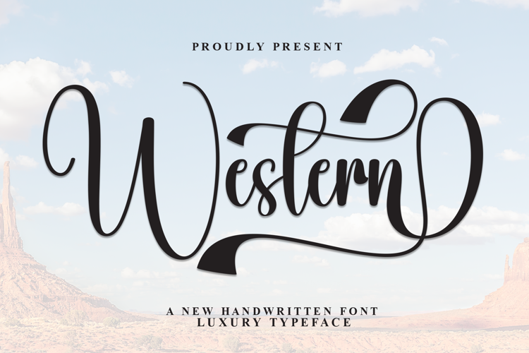 Preview of Western Font