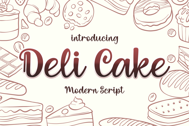 Deli Cake Font