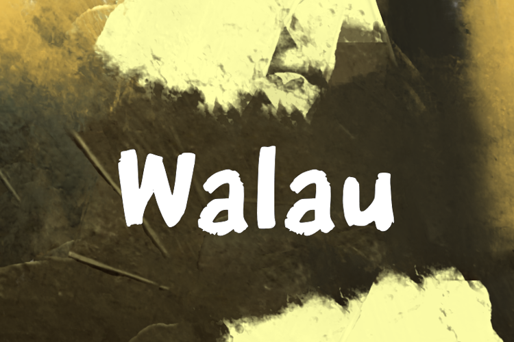 Preview of w Walau Font