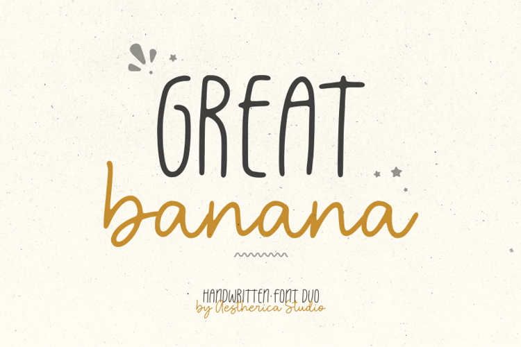 Great Banana regular Font