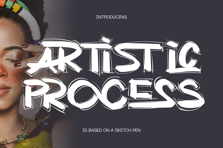 Preview of Artistic Process Font