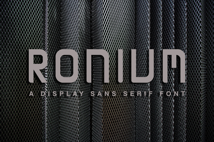 RONIUM Font