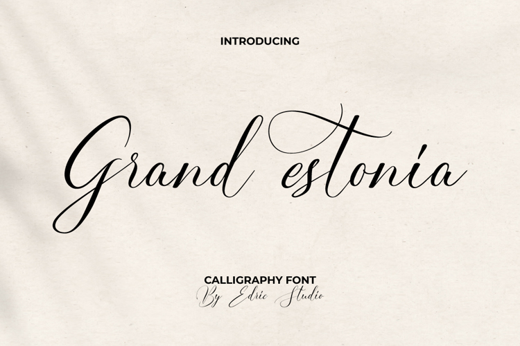 Grand Estonia Font