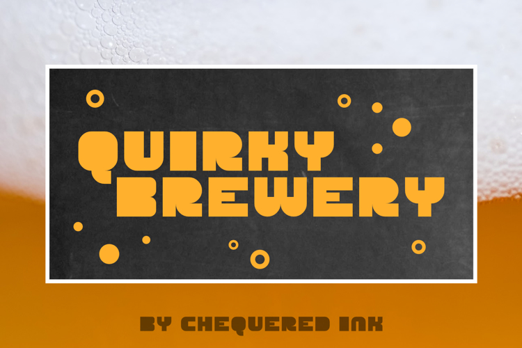 Quirky Brewery Font