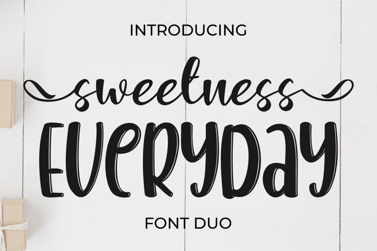 Sweetness Everyday Display Font