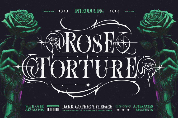 Preview of Rose torture Font