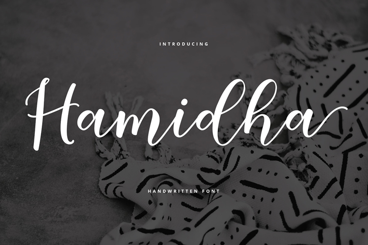 Hamidha Script Font