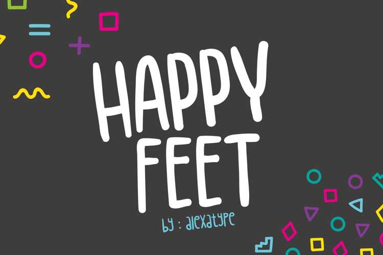Happy Feet Font