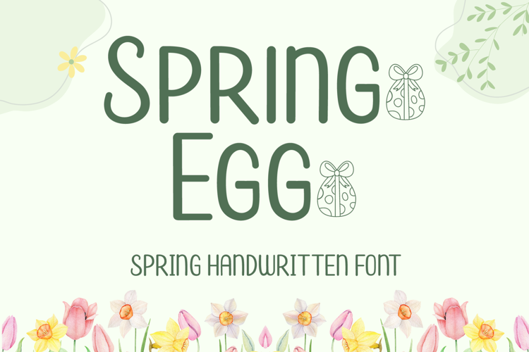 Spring Egg Font
