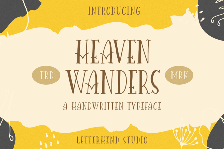 Heaven Wanders Font