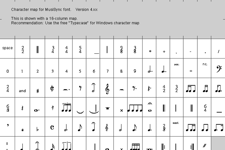 MusiSync Font