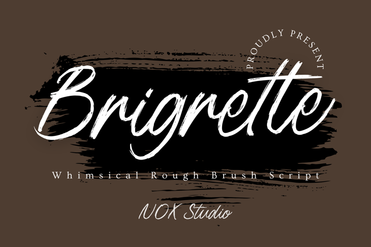 Preview of Brigrette Font