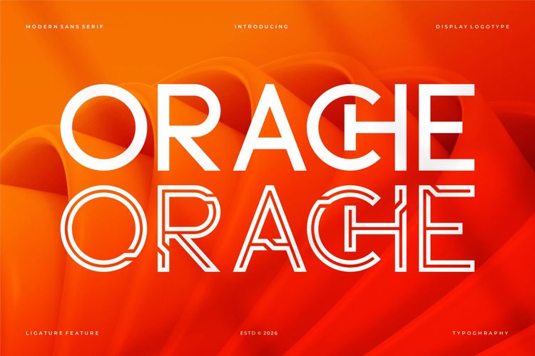 Preview of Orache Font