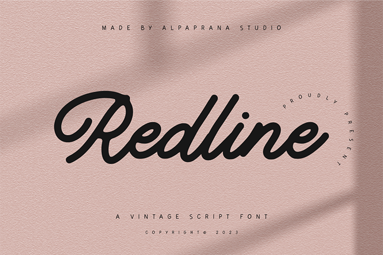 Redline Font