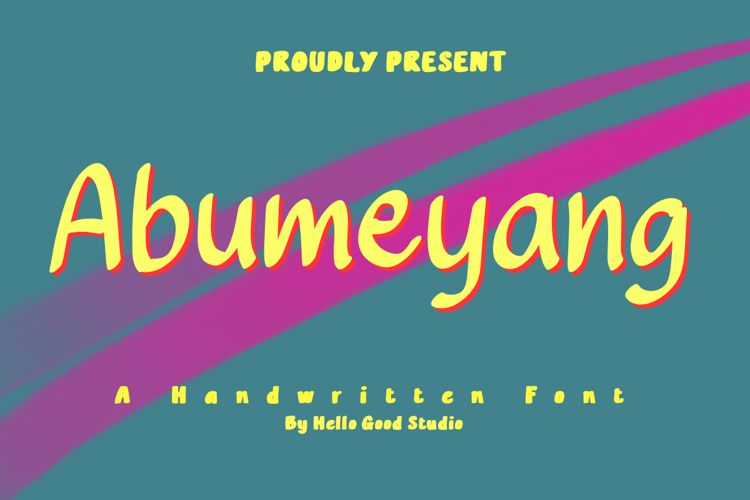 Preview of Abumeyang Font