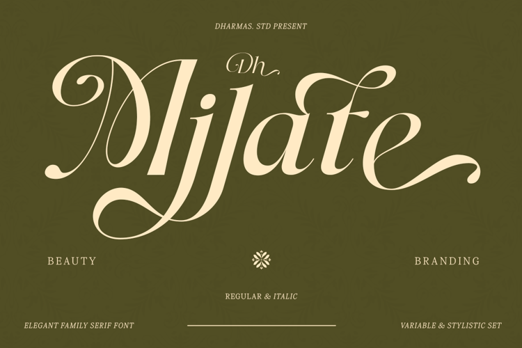 Preview of Dh Milate Font