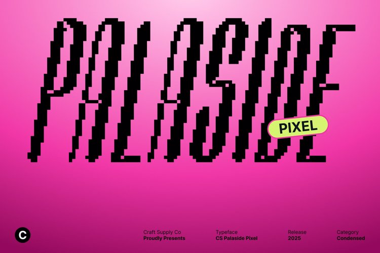 Preview of Palaside Pixel Font
