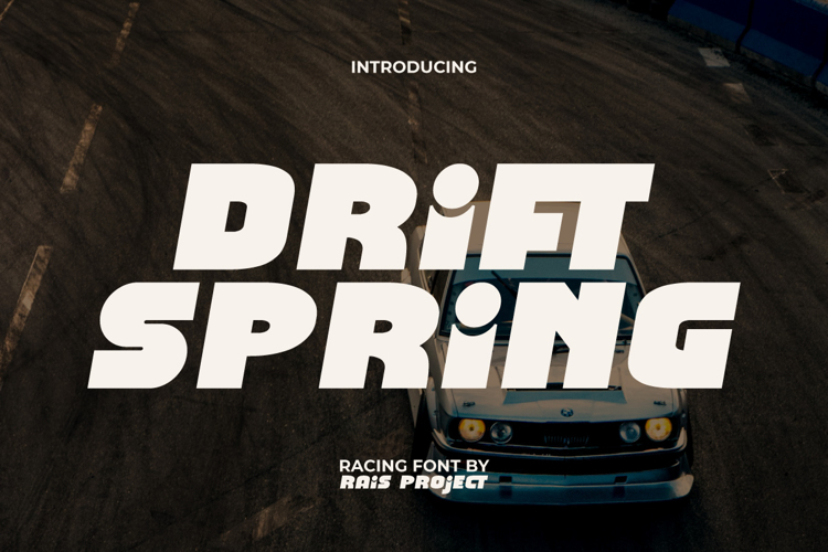 Preview of Drift Spring Font