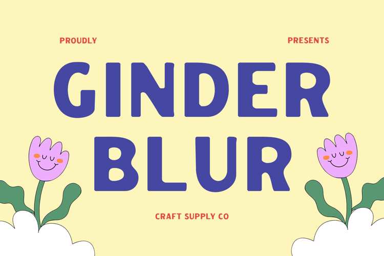 Ginder Blur Font