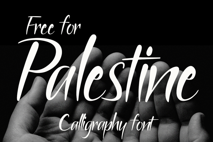 for Palestine Font